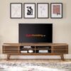 Meja TV Moren Cabinet Minimalis 8 Storage k jati