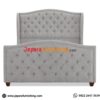 TEMPAT TIDUR SHINY SILVER GREY QUEEN SIZE (1) dipan minimalis, dipan tempat tidur, tempat tidur kayu jati, tempat tidur lapis kain, tempat tidur minimalis, tempat tidur modern, terra tempat tidur