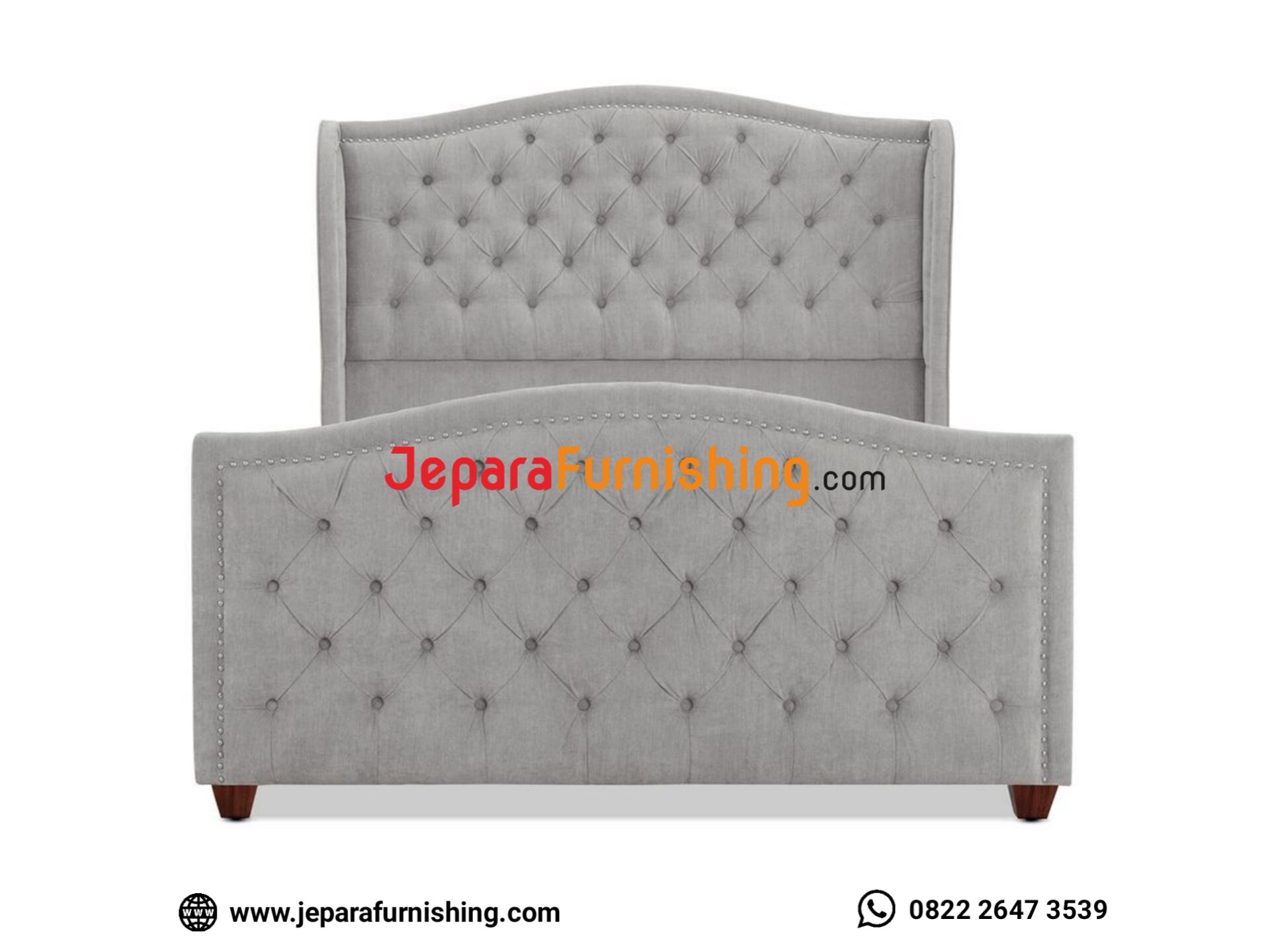 TEMPAT TIDUR SHINY SILVER GREY QUEEN SIZE (1) dipan minimalis, dipan tempat tidur, tempat tidur kayu jati, tempat tidur lapis kain, tempat tidur minimalis, tempat tidur modern, terra tempat tidur