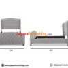 TEMPAT TIDUR SHINY SILVER GREY QUEEN SIZE (2) dipan minimalis, dipan tempat tidur, tempat tidur kayu jati, tempat tidur lapis kain, tempat tidur minimalis, tempat tidur modern, terra tempat tidur
