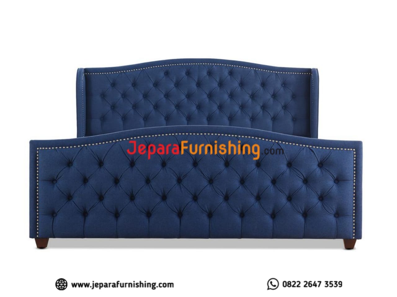 Tempat Tidur Shiny - Blue Sapphire - King Size (2) dipan minimalis, dipan tempat tidur, tempat tidur kayu jati, tempat tidur lapis kain, tempat tidur minimalis, tempat tidur modern, terra tempat tidur