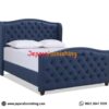 tempat tidur minimalis SHINY blue sapphire queen size (1) dipan minimalis, dipan tempat tidur, tempat tidur kayu jati, tempat tidur lapis kain, tempat tidur minimalis, tempat tidur modern, terra tempat tidur