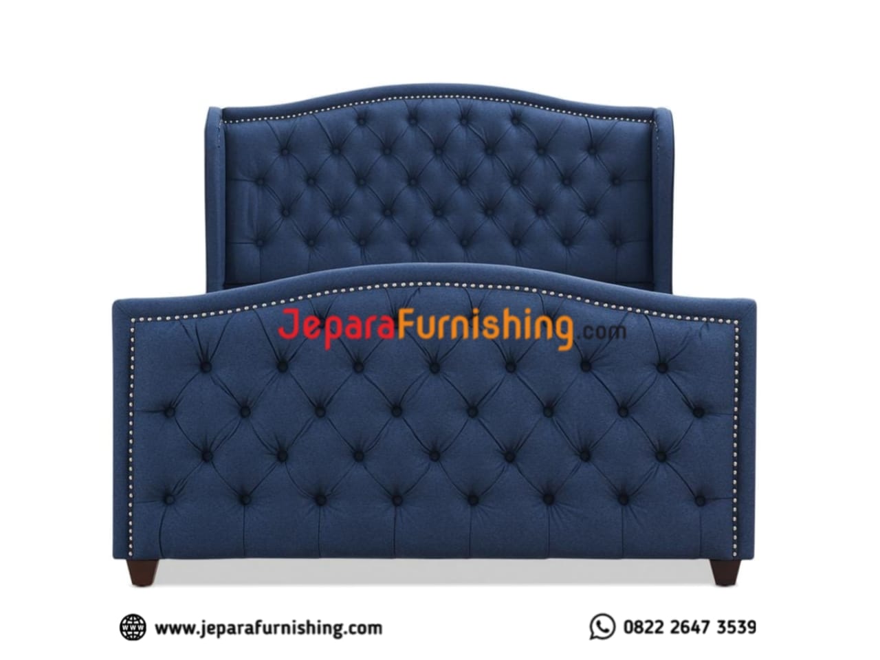 tempat tidur minimalis SHINY blue sapphire queen size (4) dipan minimalis, dipan tempat tidur, tempat tidur kayu jati, tempat tidur lapis kain, tempat tidur minimalis, tempat tidur modern, terra tempat tidur