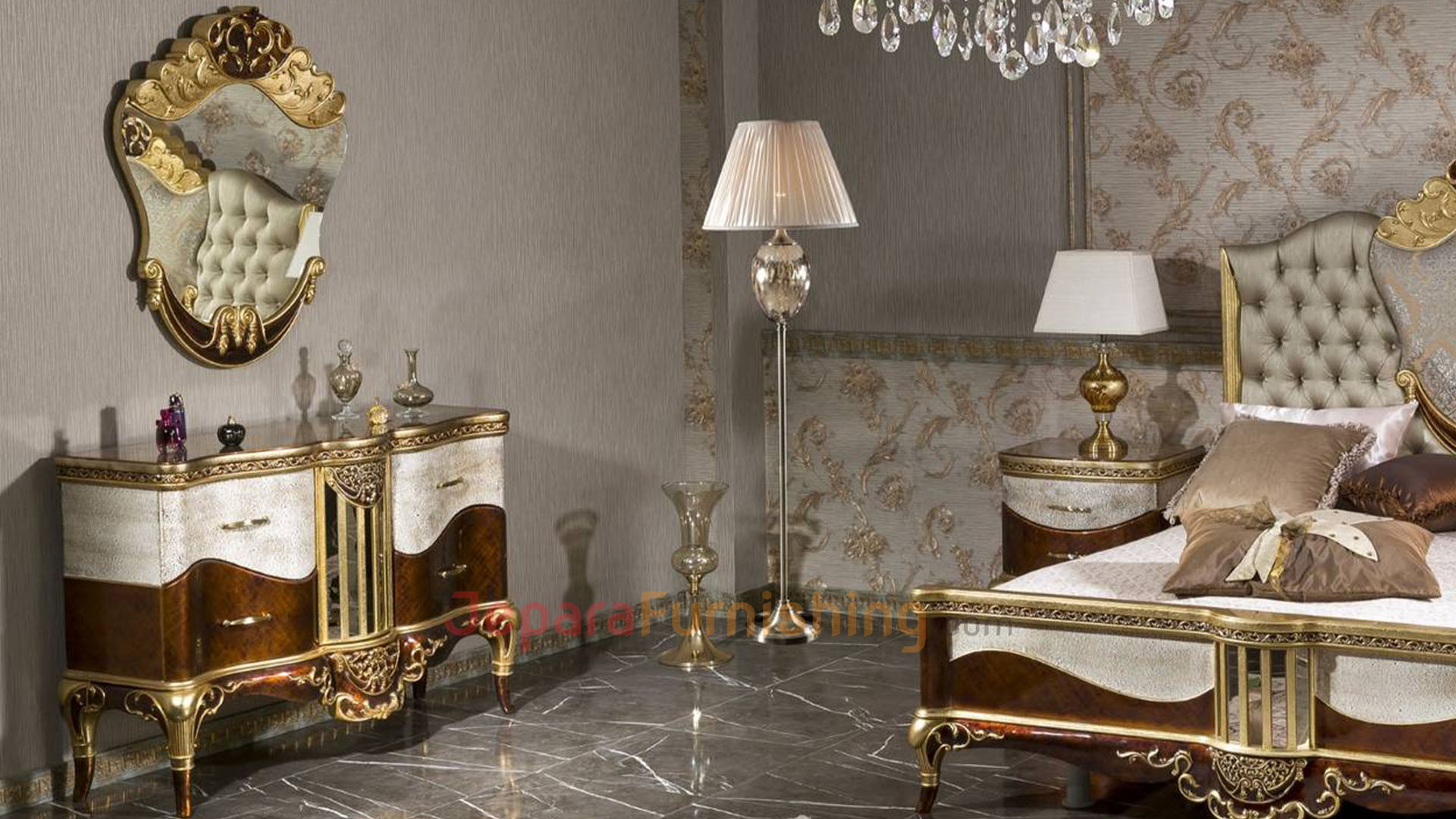 Dresser Set Tempat Tidur Mewah Viro Exclusive Classic Dresser Set Tempat Tidur Mewah Viro Exclusive Classic