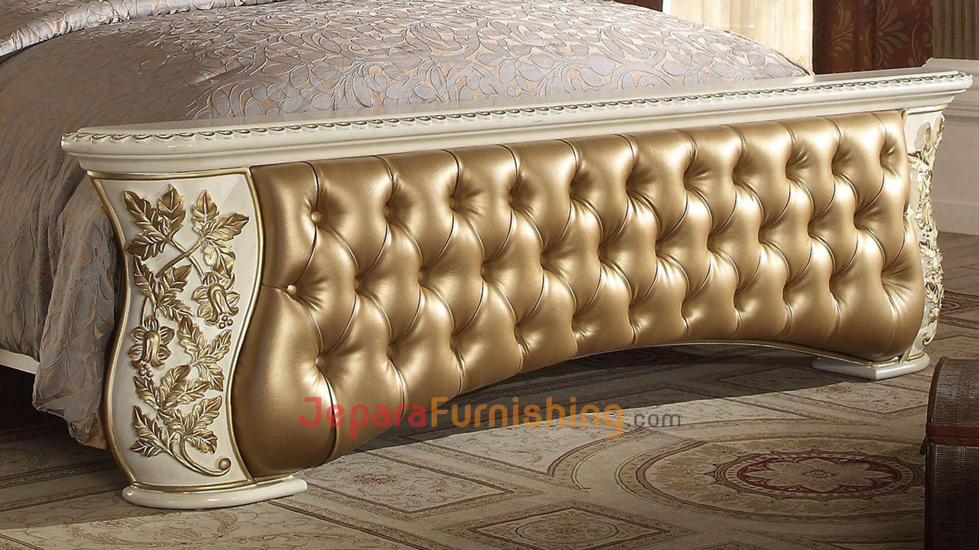 Footboard Set Tempat Tidur Mewah Bombai Royal Footboard Set Tempat Tidur Mewah Bombai Royal