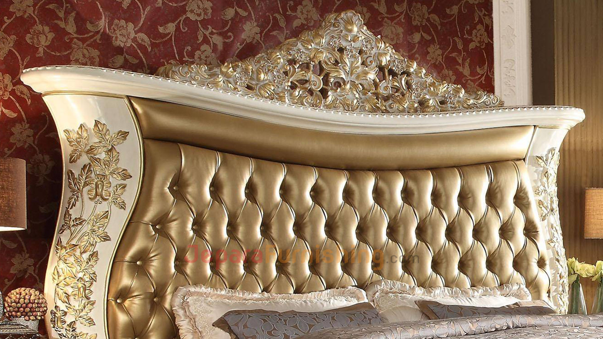 Headboard Set Tempat Tidur Mewah Bombai Royal