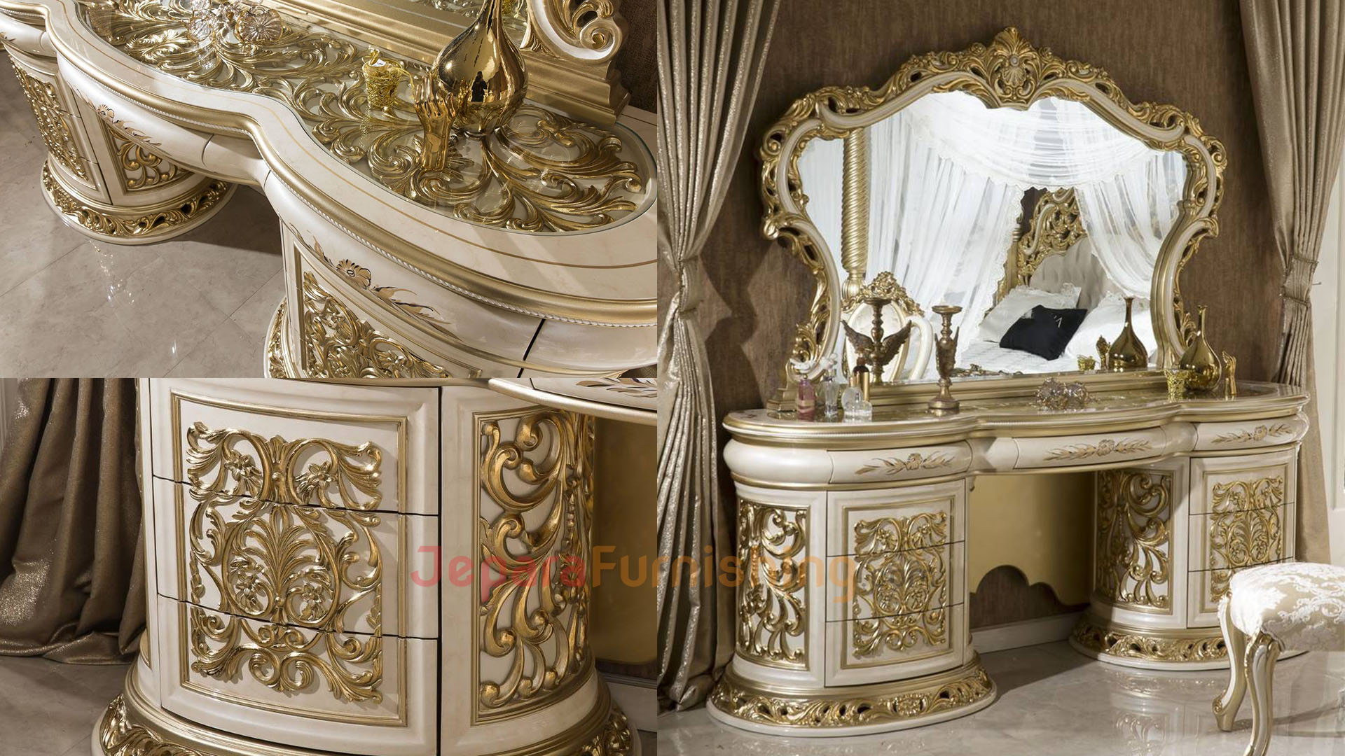 Meja Rias Tempat Tidur Mewah SUPRINCESS CANOPY