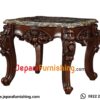Meja Sudut Sofa Ruang Tamu Mewah Espresso - Kayu Jati Meja Sudut Sofa Ruang Tamu Mewah Espresso - Kayu Jati