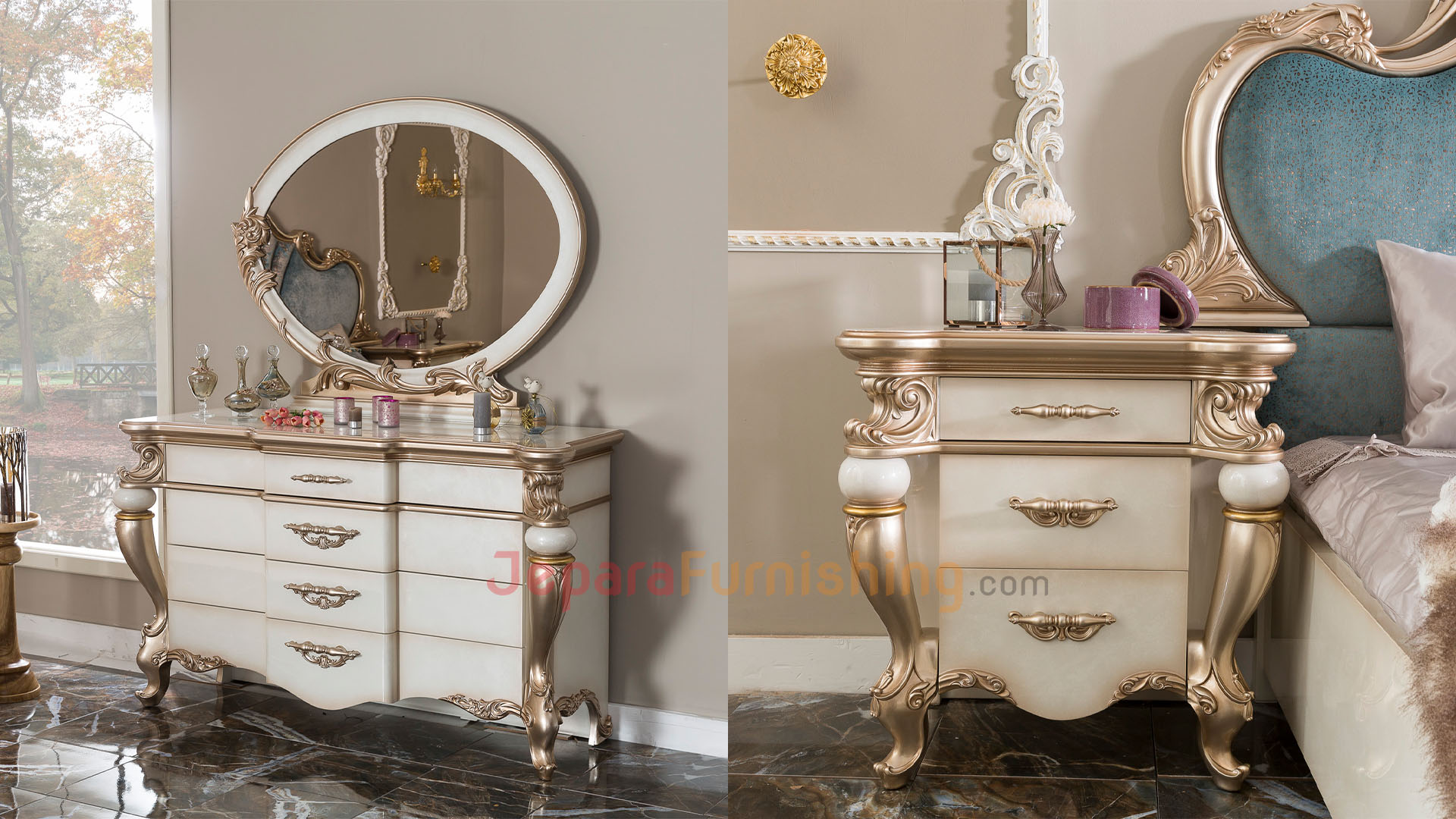 Nakas dan Dresser Tempat Tidur Mewah PORSCHA Exclusive (1) Nakas dan Dresser Tempat Tidur Mewah PORSCHA Exclusive (1)