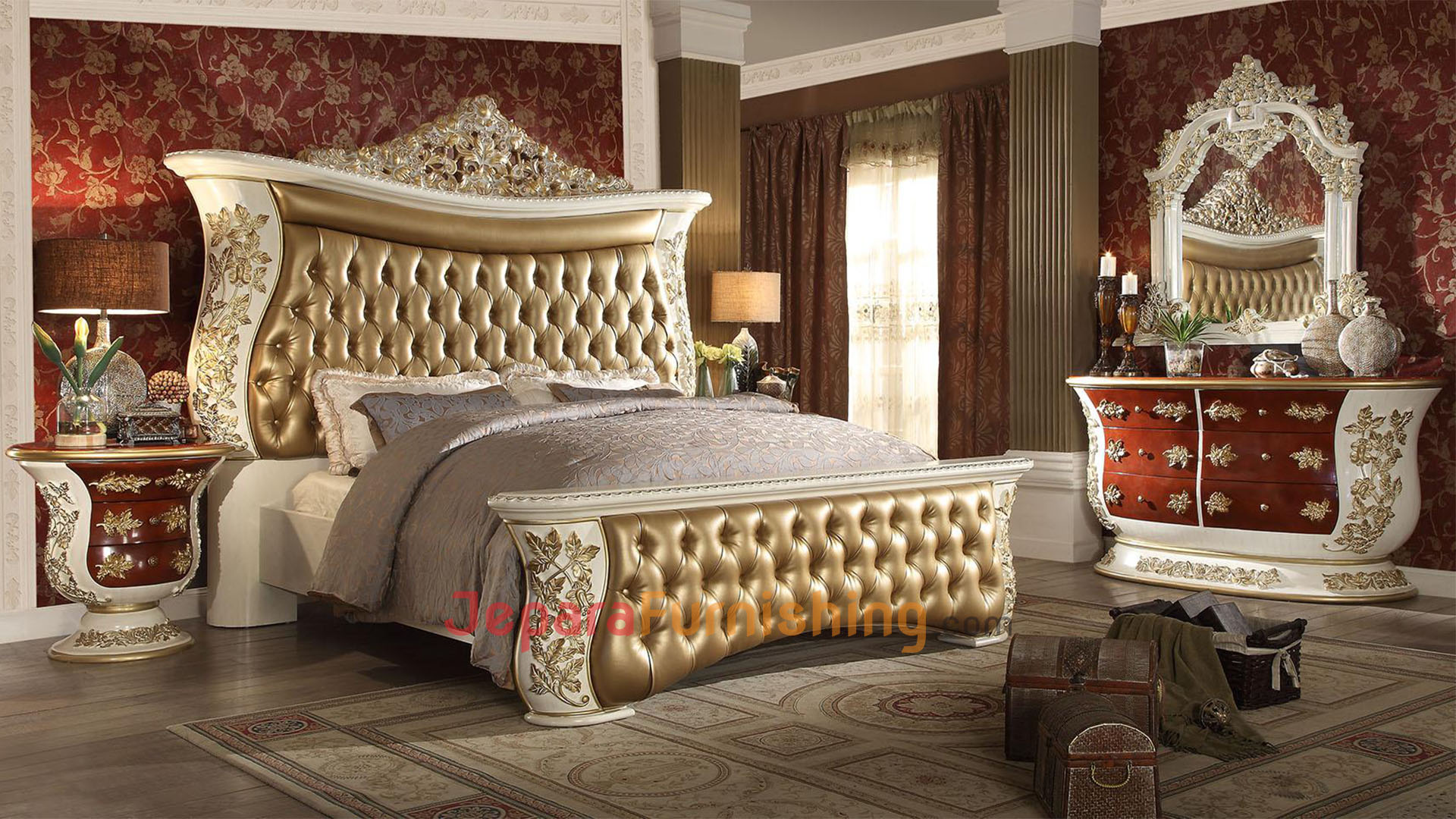 Set Tempat Tidur Mewah Classic 10 Set Tempat Tidur Mewah Bombai Royal Classic Kamar Set