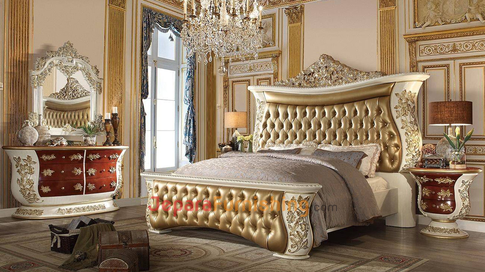 Set Tempat Tidur Mewah Bombai Royal Classic