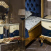 Dresser dan Nakas Set Tempat Tidur Mewah Viro Exclusive Classic - Blue Dresser dan Nakas Set Tempat Tidur Mewah Viro Exclusive Classic - Blue