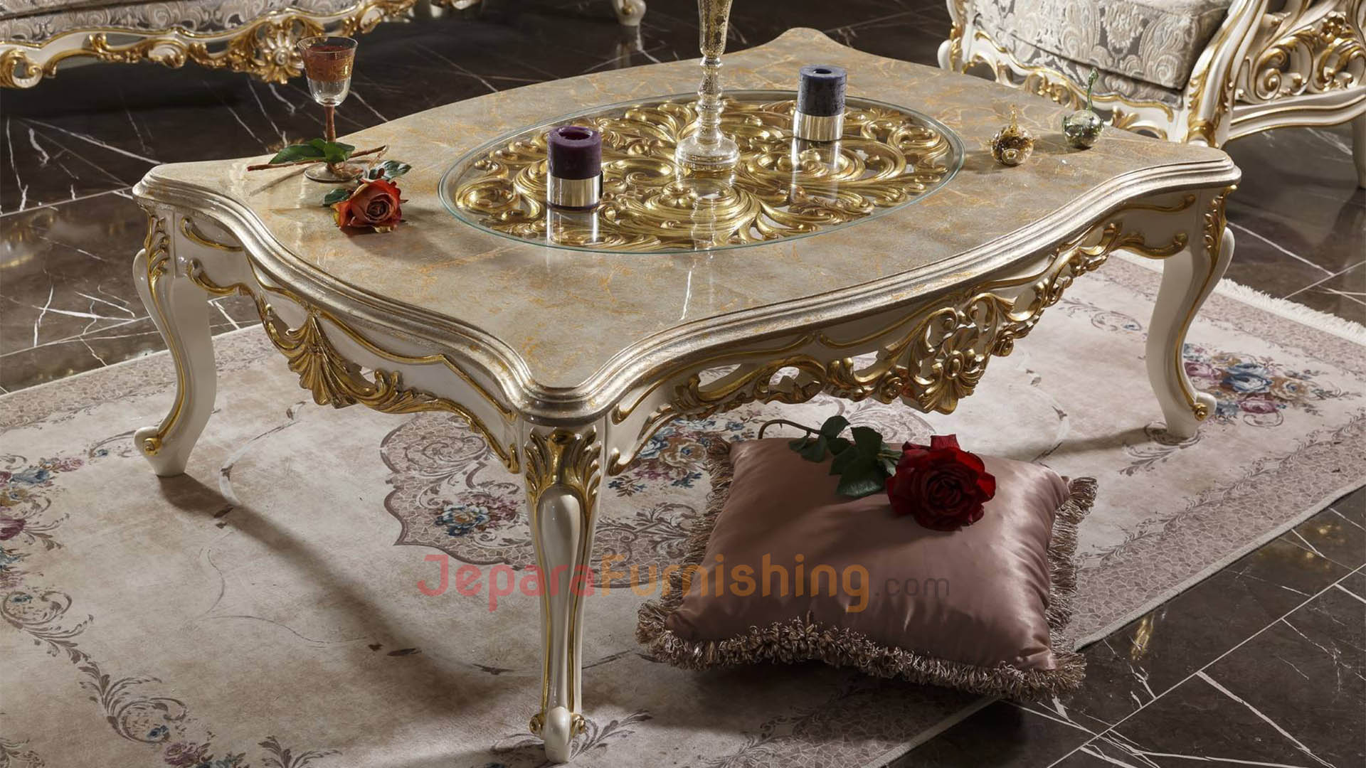 Meja Set Sofa Tamu Mewah Suprincess Ruang Tamu Meja Set Sofa Tamu Mewah Suprincess Ruang Tamu