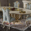 Set Meja Makan Mewah Suprincess - 6 Kursi Classic Set Meja Makan Mewah Suprincess - 6 Kursi Classic