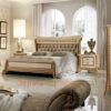 Set Tempat Tidur Mewah Golden Scarf on White - Set Kamar