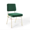 KURSI ALEY GREEN PINE - BESI STAINLESS GOLD 1