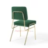 KURSI ALEY GREEN PINE - BESI STAINLESS GOLD 2