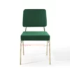 KURSI ALEY GREEN PINE - BESI STAINLESS GOLD 3