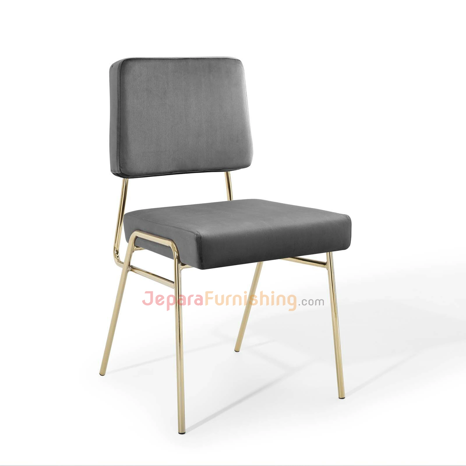 Kursi cafe dan makan minimalis besi gold stainless - Aley Gray