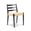 kursi cafe Hansom Rotan - Hitam kursi cafe Hansom Rotan - Hitam