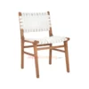 kursi makan minimalis - Herman White Leather kursi makan minimalis - Herman White Leather