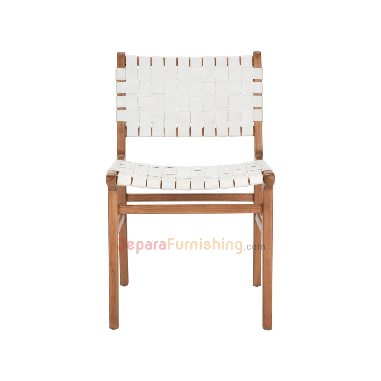 kursi makan minimalis cafe dan resto - Herman White Leather kursi makan minimalis cafe dan resto - Herman White Leather