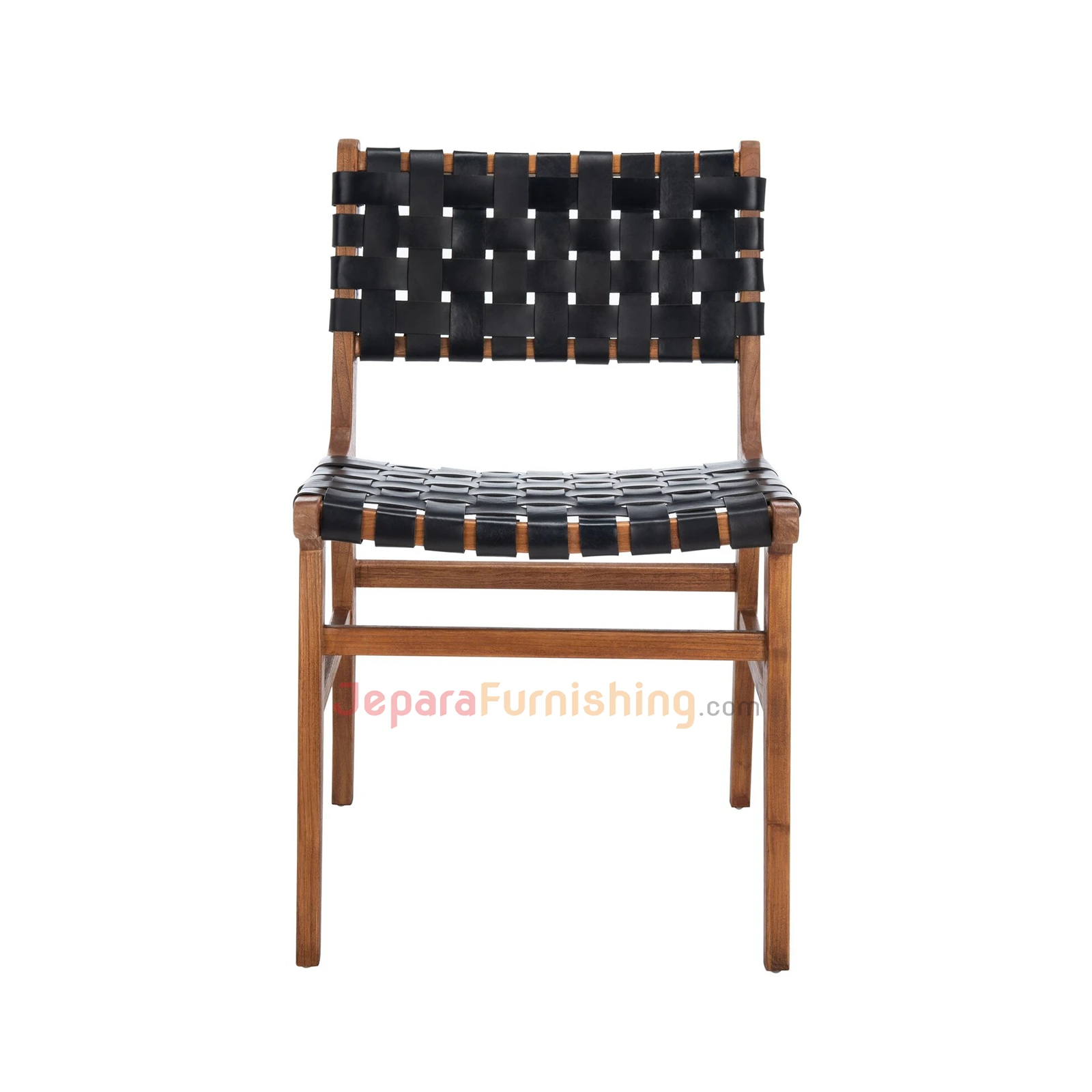 kursi makan minimalis kayu jati - HERMAN BLACK LEATHER kursi makan minimalis kayu jati - HERMAN BLACK LEATHER