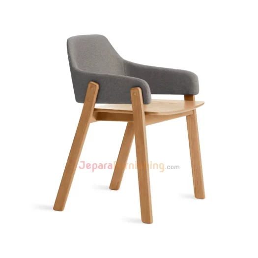 kursi makan minimalis modern hansa gray rivoli