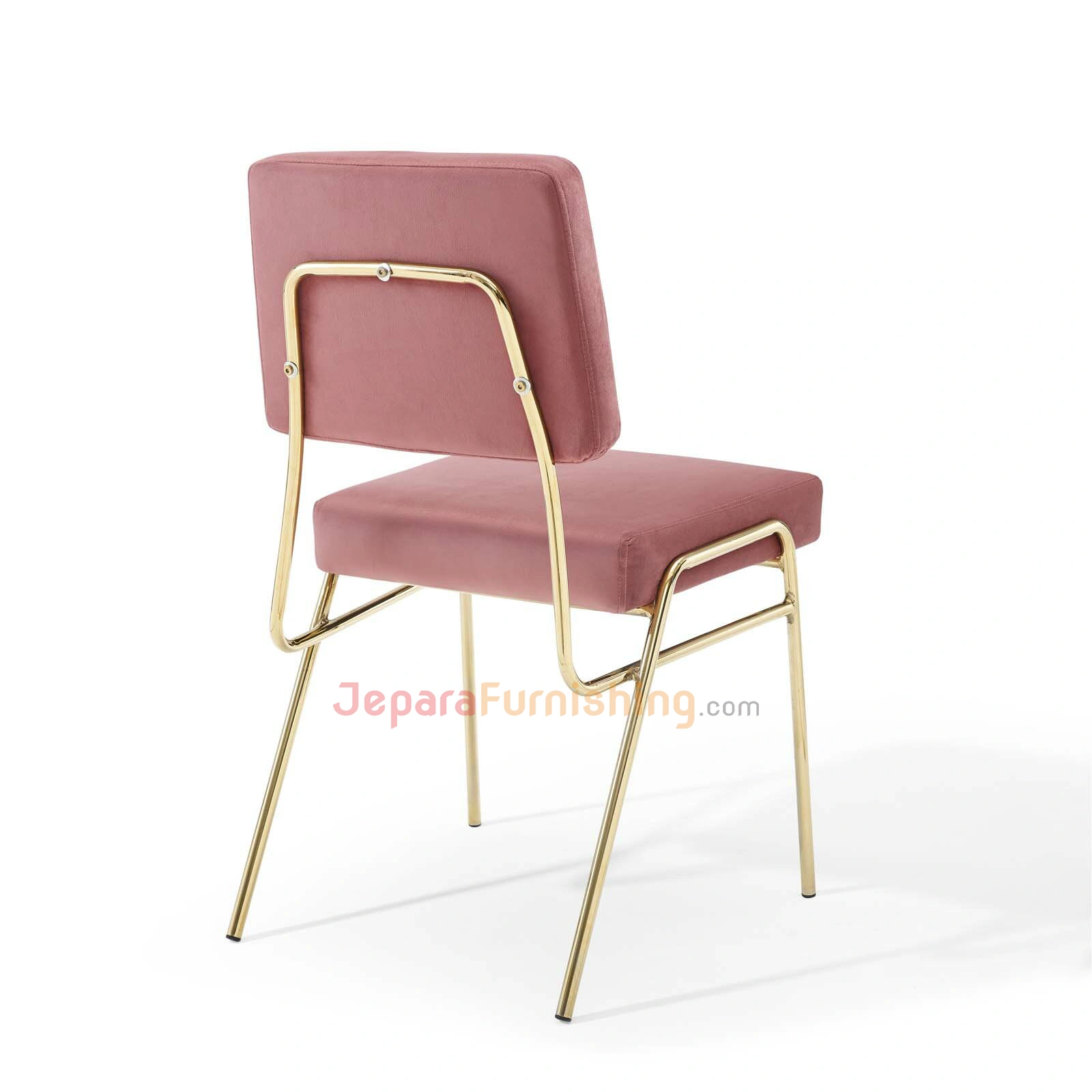 kursi makan minimalis stainless gold - aley pink 1 kursi makan minimalis stainless gold - aley pink 1