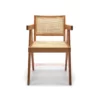 Jeneta Rotan Minimalis Armchair - Kursi Cafe dan Resto (Walnut) Jeneta Rotan Minimalis Armchair - Kursi Cafe dan Resto (Walnut)