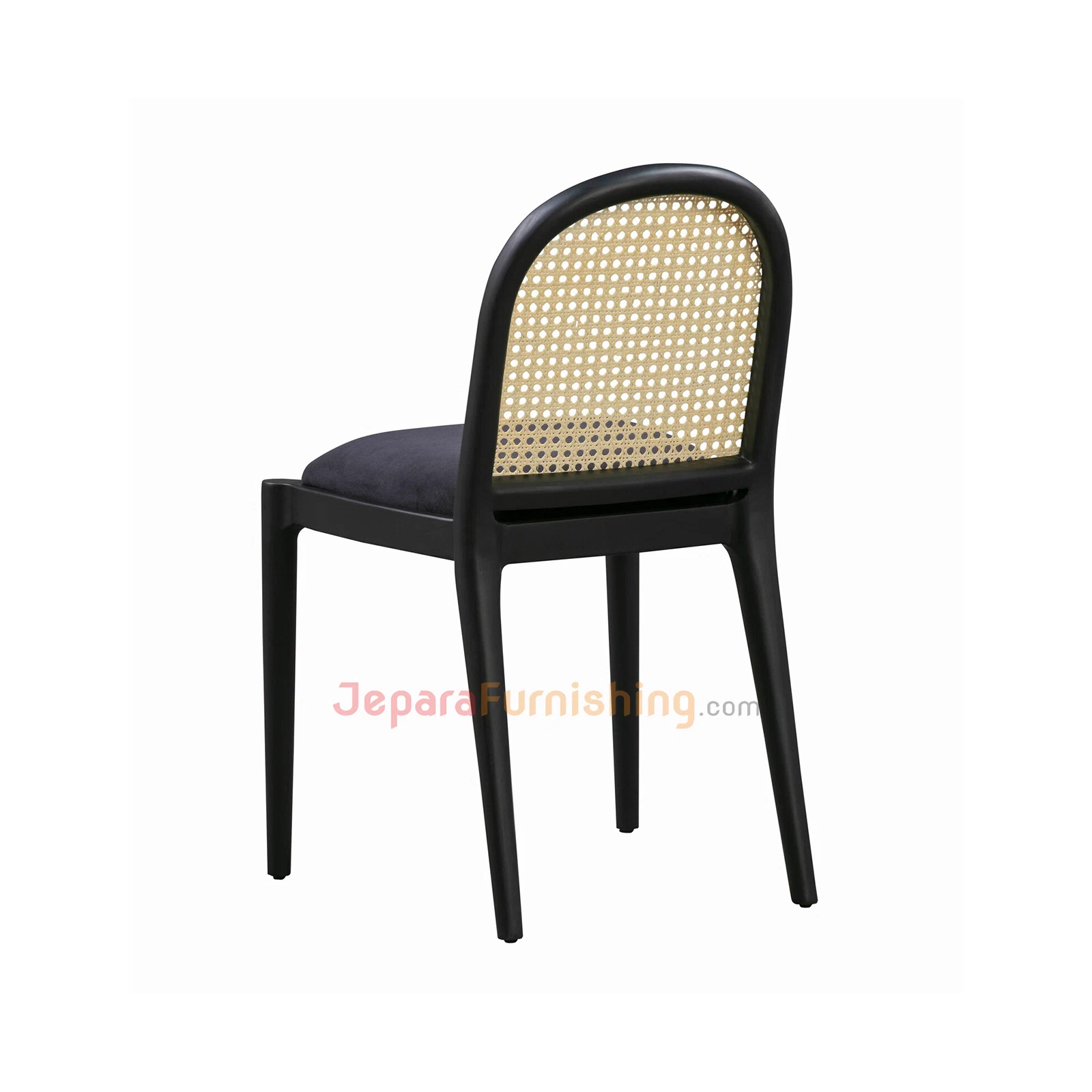 Kursi Makan Minimalis Kayu Jati - Modern Black Ladcer (2)