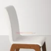 detail kursi makan cafe & resto minimalis kayu jati - Kursi Jenar Putih