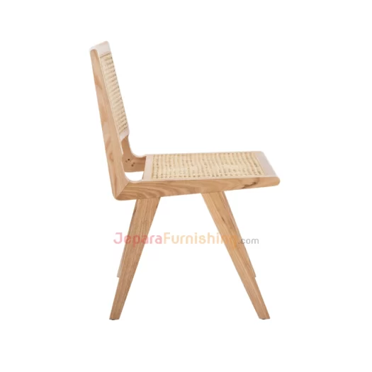 kursi cafe minimalis (natural) - Itcus Rotan