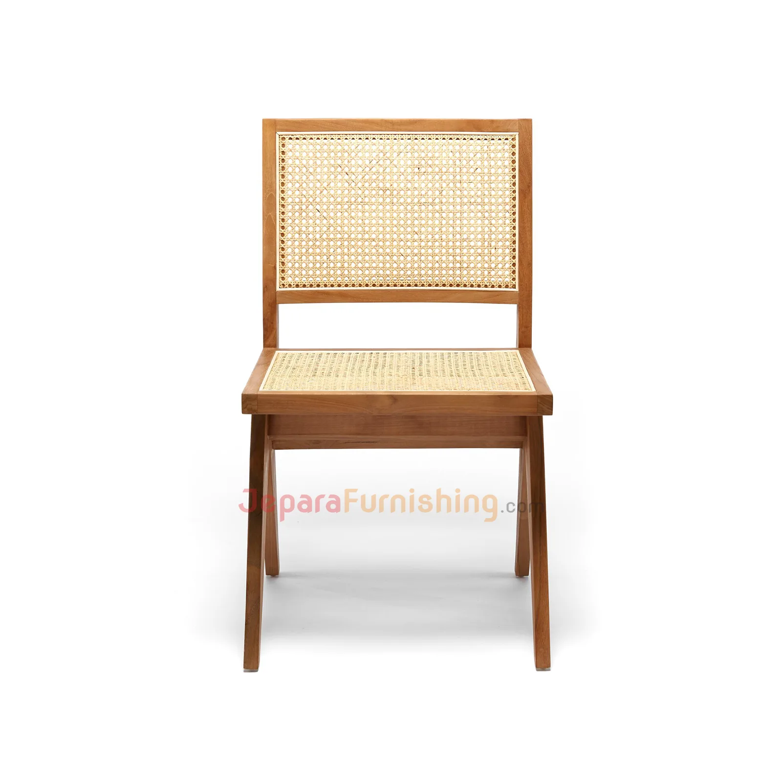 kursi makan - Jeneta Rotan Minimalis - Walnut kursi makan - Jeneta Rotan Minimalis - Walnut