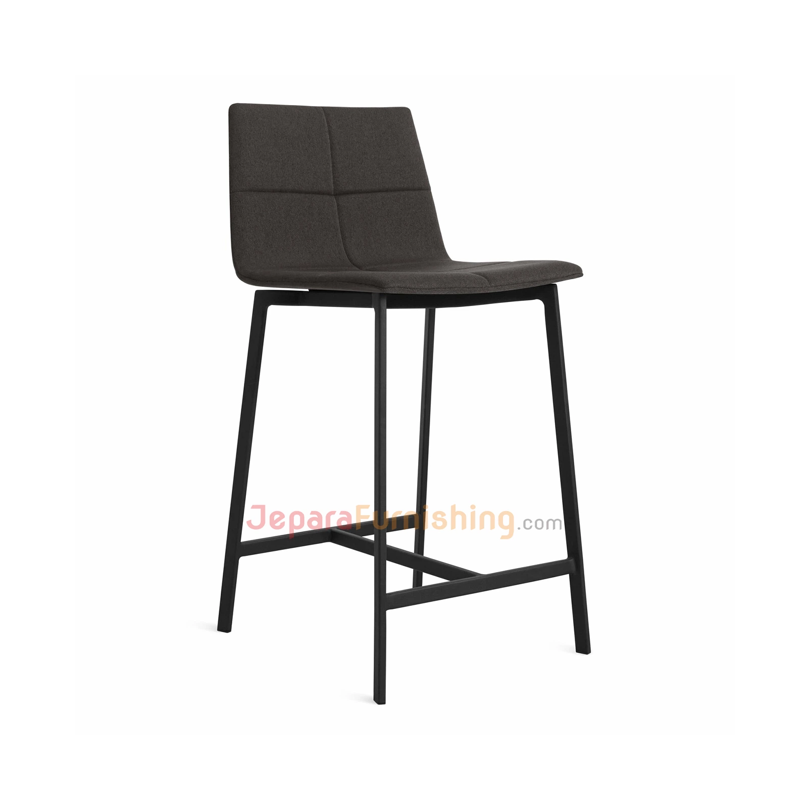 Beter Bar Stool (Dark Brown) - Kursi Bar Minimalis (2)