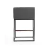 Champion Bar Stool Gray & Black - Kursi Bar Minimalis Besi (1)