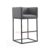 Champion Bar Stool Gray & Black - Kursi Bar Minimalis Besi (2)