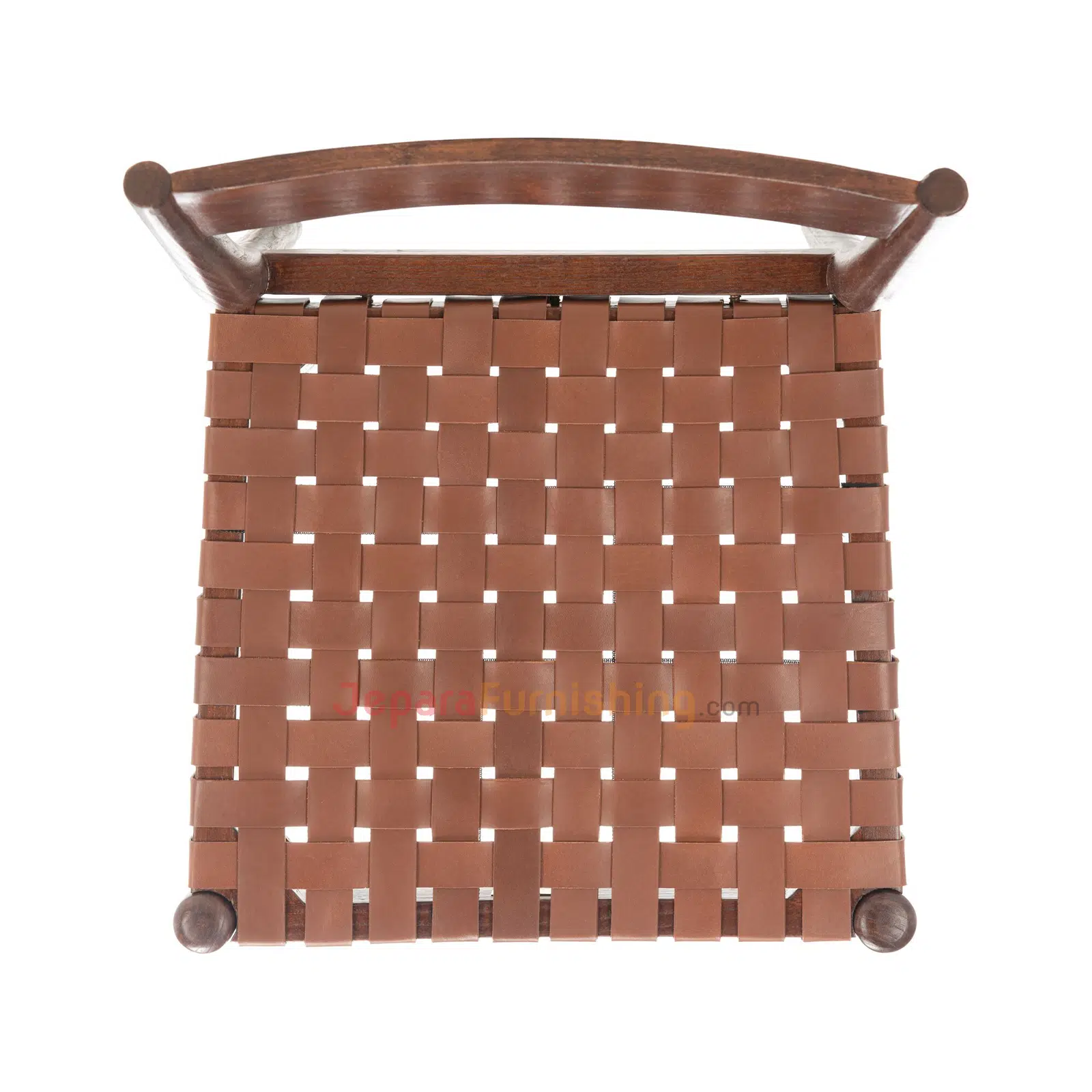Kulit Kursi Makan Minimalis Siva Brown Leather (Walnut) Kulit Kursi Makan Minimalis Siva Brown Leather (Walnut)