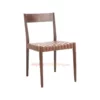Kursi Makan Minimalis Siva Brown Leather (Walnut) Kursi Makan Minimalis Siva Brown Leather (Walnut)