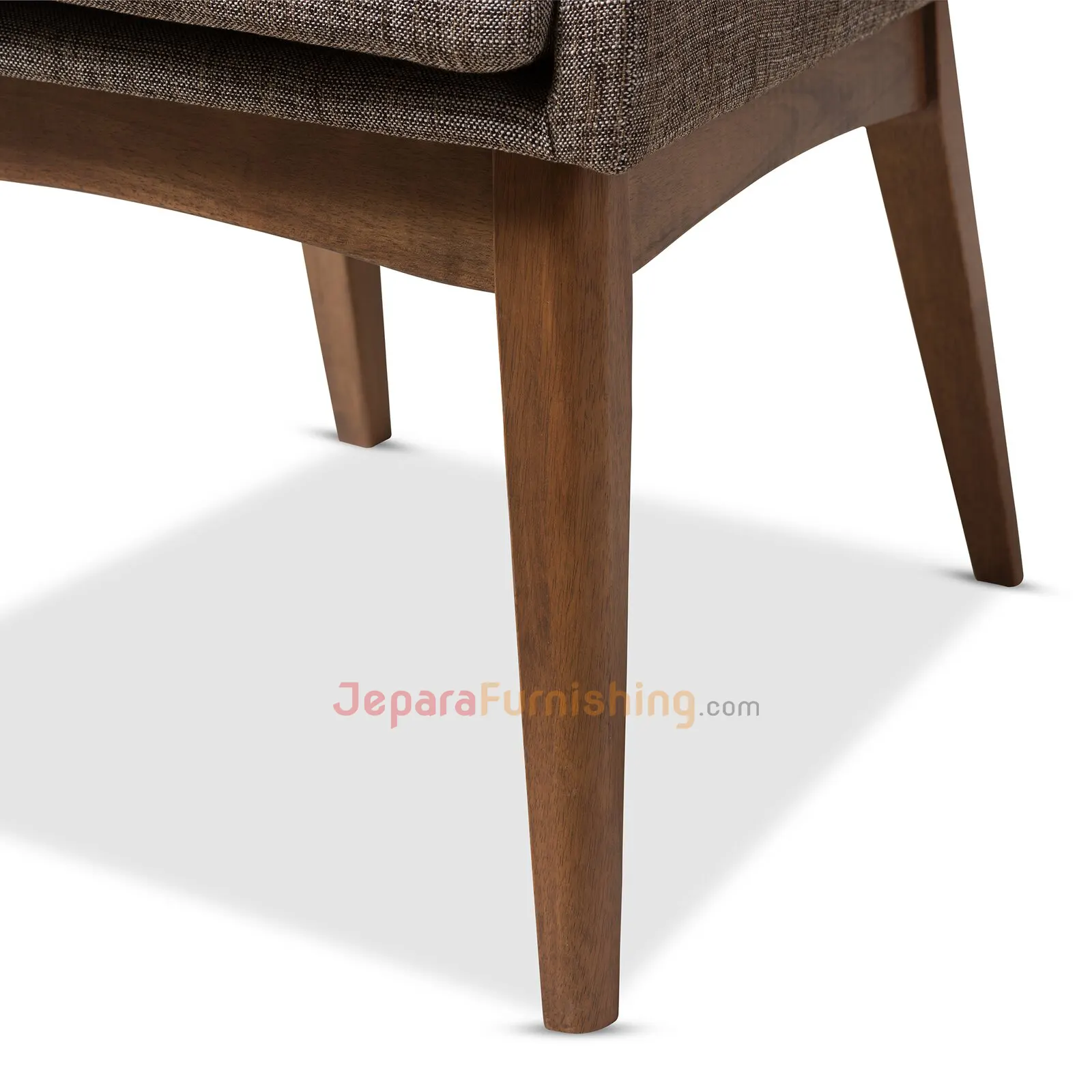 Kursi Makan Modern Kayu Jati - Alron Daphnie Sand