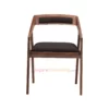 Panama Armchair Walnut - Kursi Minimalis Modern