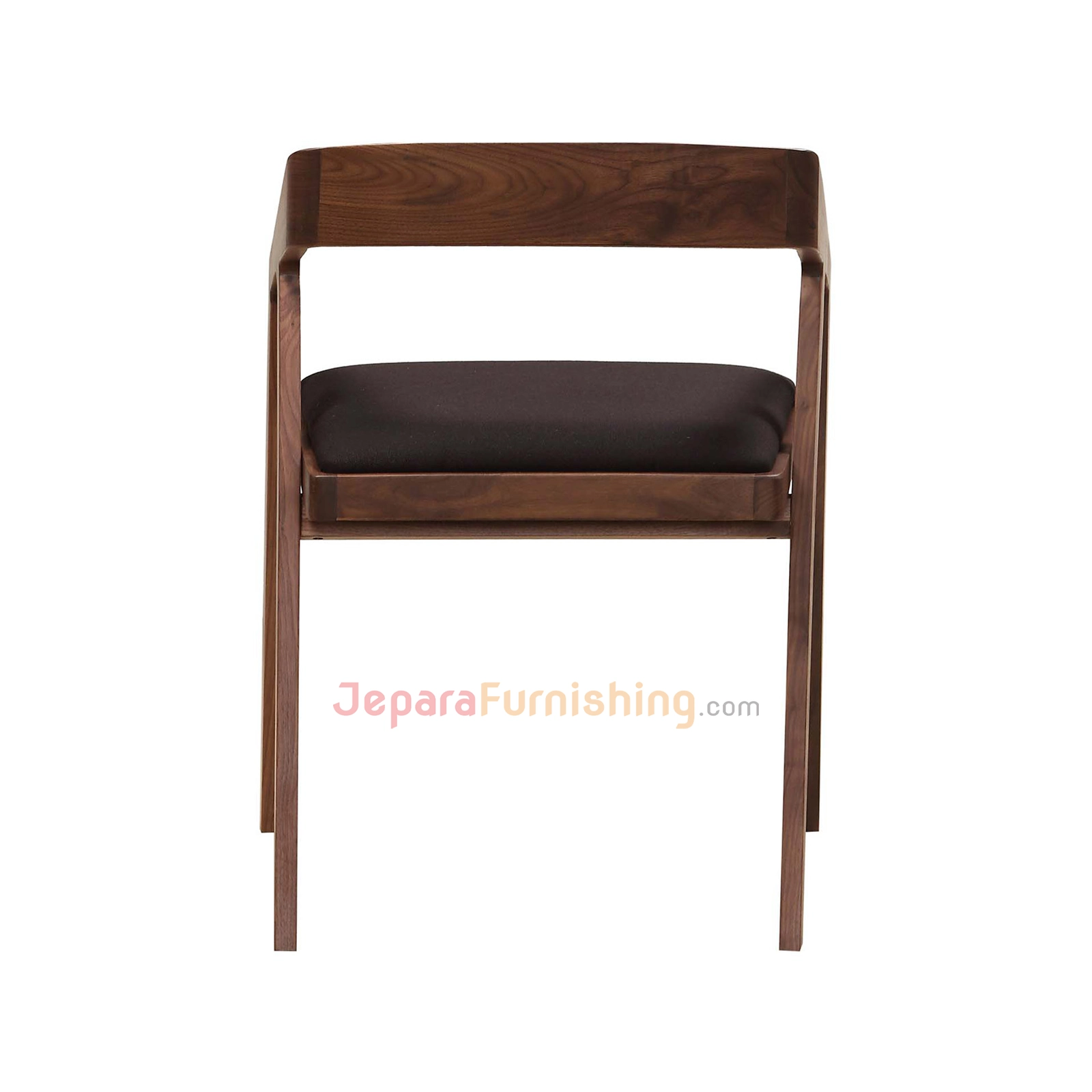 Panama Armchair Walnut - Kursi Restoran Minimalis Modern