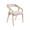 Panama Armchair White Wash - Kursi Cafe Minimalis Modern