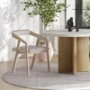 Panama Armchair White Wash - Kursi Makan Minimalis Modern