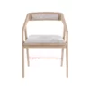 Panama Armchair White Wash - Kursi Minimalis Modern