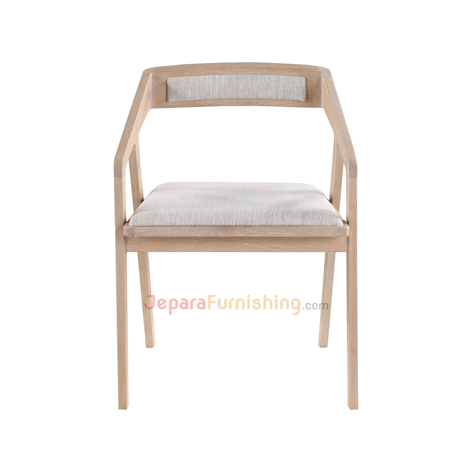 Panama Armchair White Wash - Kursi Minimalis Modern