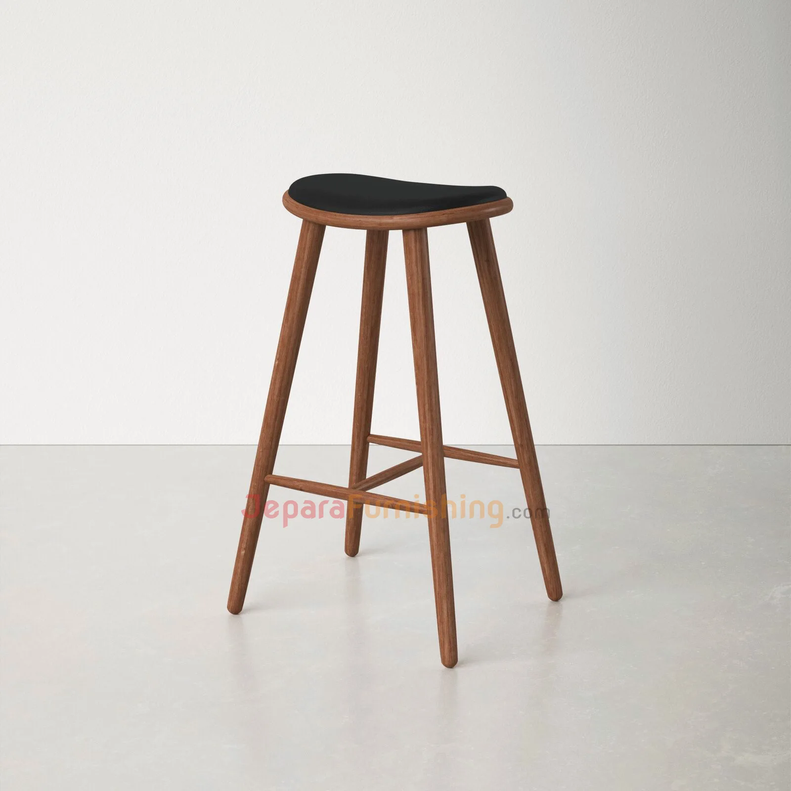 Secoot Bar Stool - Kursi Bar Minimalis Kayu Jati (3)