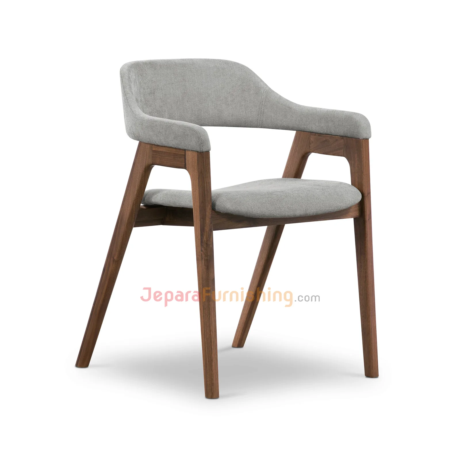 Seres Walnut & Grey Nimbus - Kursi Makan Minimalis