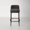Shetia Gray Bar Stool - Kursi Bar Minimalis Modern (1)