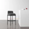 Shetia Gray Bar Stool - Kursi Bar Minimalis Modern Shetia Gray Bar Stool - Kursi Bar Minimalis Modern